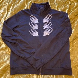 xL american apparel graphic zip up